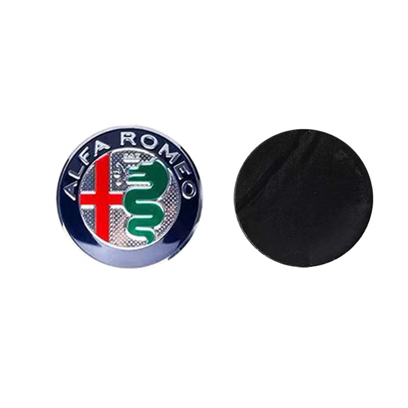 2026 Hot Sticker For Alfa Romeo Giulietta Mito Giulia Stelvio Brera 147 156 159 40mm Car Steering Wheel Emblem Sticker Central c