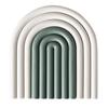 Rainbow Shape High Temperature Resistant Coaster Dining Table Mat Insulation Pad