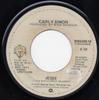 7inch Record CARLY SIMON - Jesse / Stardust WBS49518 Warner Bros. Re 1980 US Rock Used