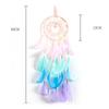 Confession Balloon Handmade Dream Catcher Gifts with LED Light Dreamcatcher Pendant Creative Hollow Wind Chimes Wall Hanging