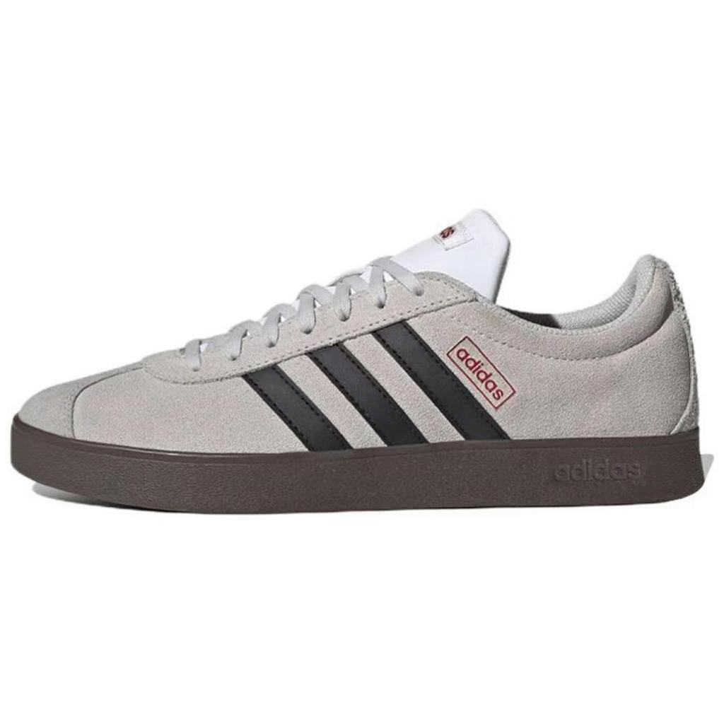 Adidas Vl Court Classic Dusty Blue Star Trail Cushioning Slip Resistant Low top Skateboard Shoes Unisex Blue Gray HQ1802(Team1962-)