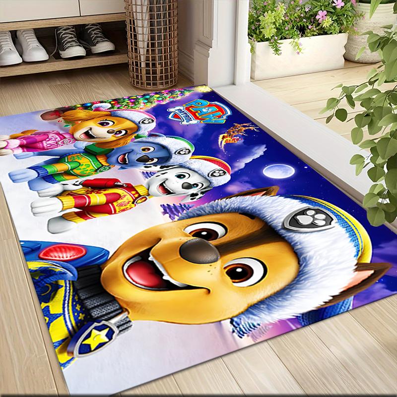 1Pc Paw Patrol Heroes Carpet Rug Soft Washable Antislip Home Living Room Sofa Mats Personalized Christmas Rug