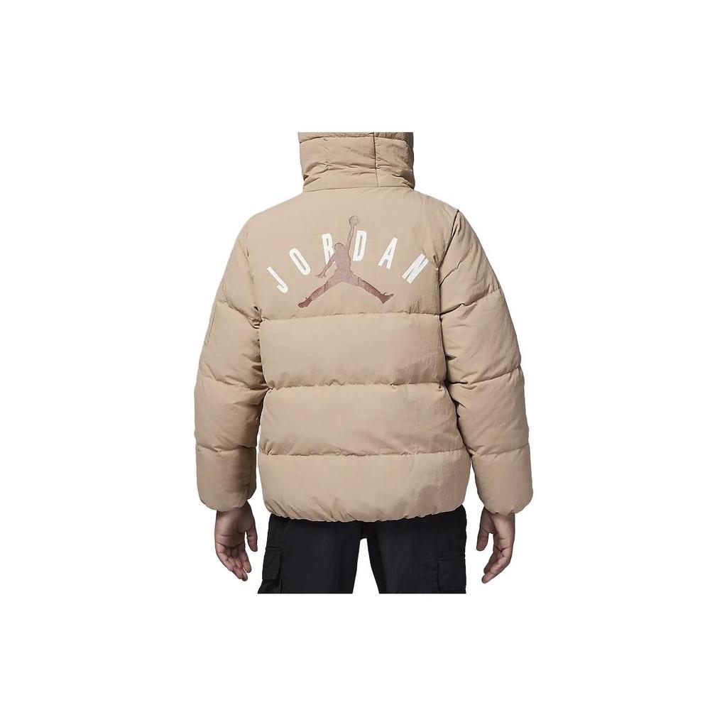 (GS) Детская пуховая куртка Air Jordan Essentials Statement 'Бежевая' FV2824-200