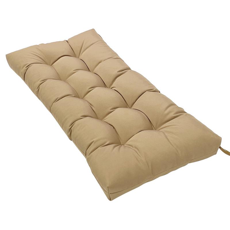 Подушки для 3-местной садовой скамьи-шезлонга, подушки для уличной террасы, парковой качели, классические однотонные длинные подушки