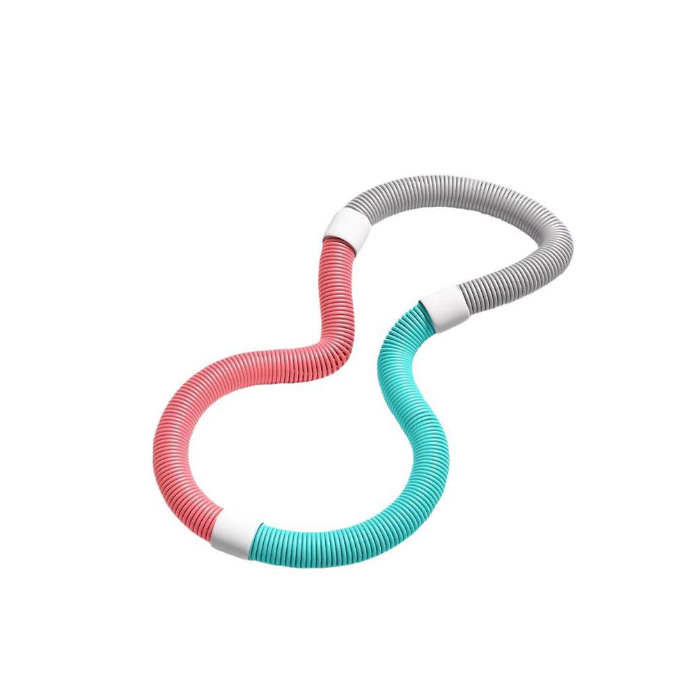 New Spring Tube Yoga Circle Fitness Waist & Tummy Tightening Exercise Equipment Fitness Circle Foldable Unisex Weight Loss