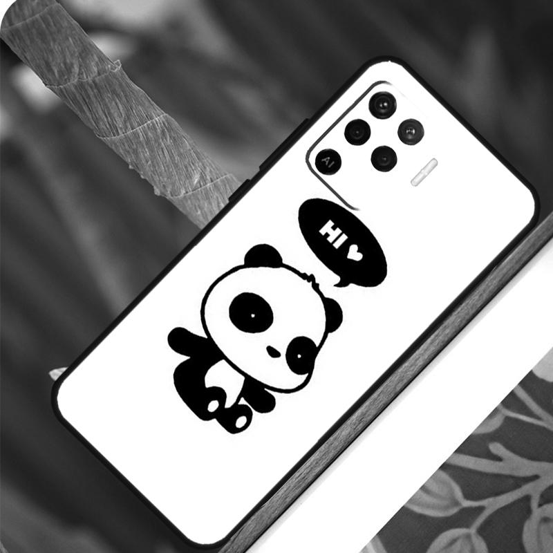 Милый Мультяшный Панда Для OPPO A52 A72 A92 A98 A78 A58 A5 A9 A15 A17 A77 A53S A57S A94 A74 A54 A16 A76 A96 Чехол