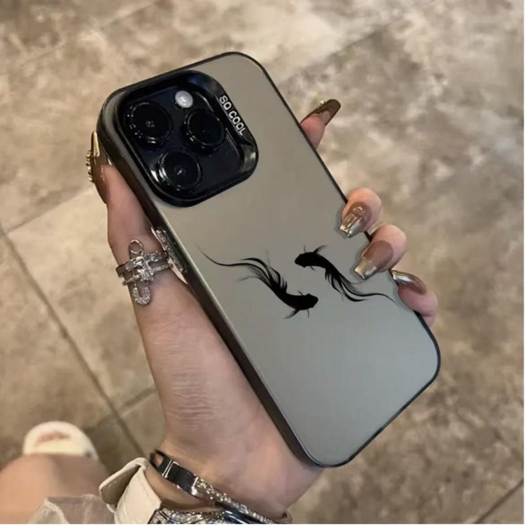 Новый карп подходит для чехла для мобильного телефона iphone17 Apple 16promax/15 противоударный 14pro13 Европа и Америка