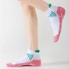 10 Pairs Unisex Men Women's Functional Sports Socks Towel Sole Non-slip Color Blocking Breathable Running Socks Lot