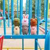 Naito Design Kenkyusho Плюшевая Почиппа S Ньяппа, Высота 14,5 см, Зубы «Почи», Ретро-Милая Пушистая Ткань, Стоит Самостоятельно