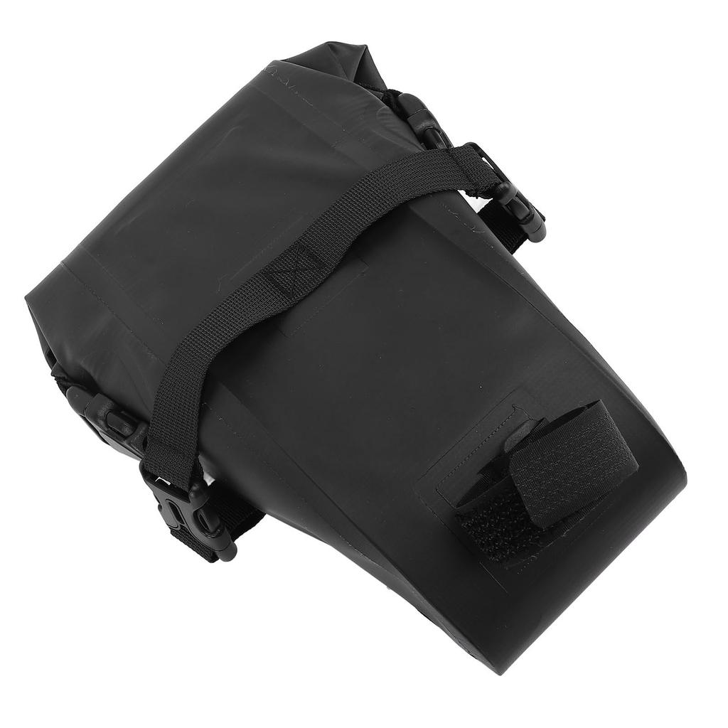 Сумка-седло велосипеда со светоотражающей полосой безопасности 2,5 л, водонепроницаемая, совместимая с задним фонарем, для гор