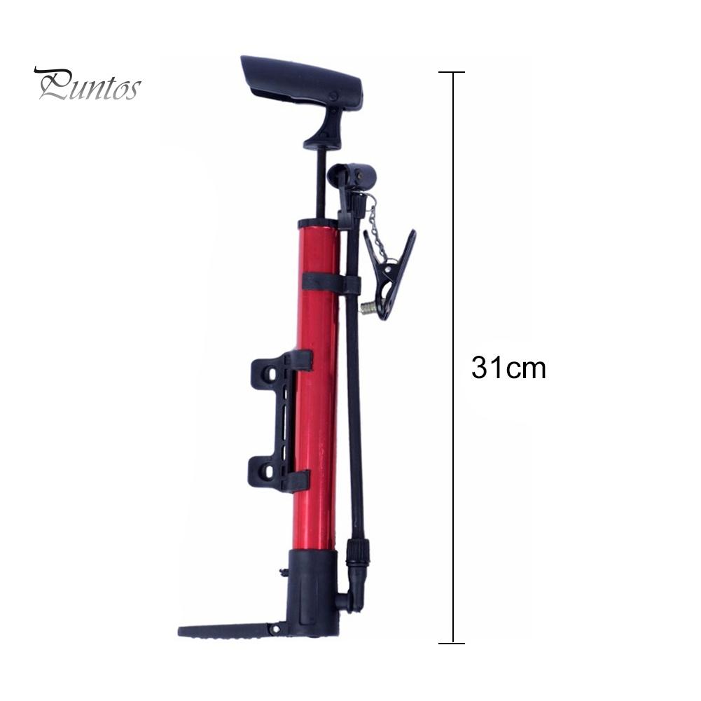 Puntos портативный велосипед футбольный алюминиевый сплав американский британский воздушный насос с клапаном
