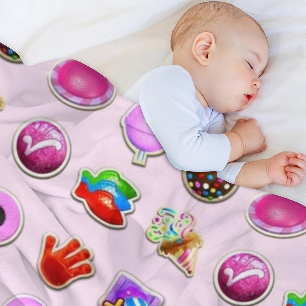 Booster Stash Candy Crush Throw Blanket blankets ands manga Soft Plaid Summer Blankets