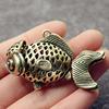 Carp Keychain Car Key Pendant Miniature Figurines Small Animal Ornament for Tea Lovers