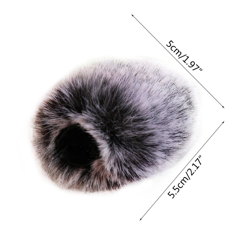 Микрофонная ветрозащита Dead Cat Пушистая ветрозащитная муфта Ветрозащитная накладка для петличного микрофона Ветрозащита