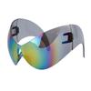 Новые солнцезащитные очки Y2K Cat Eye женские солнцезащитные очки Tide Cycling с большой оправой женские солнцезащитные очки