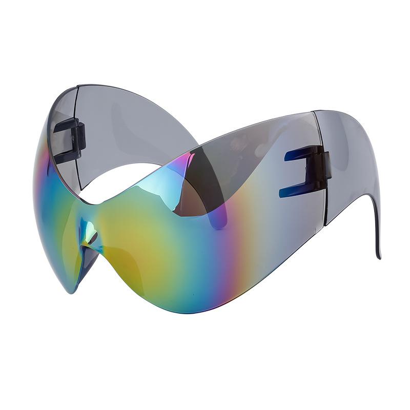 Новые солнцезащитные очки Y2K Cat Eye женские солнцезащитные очки Tide Cycling с большой оправой женские солнцезащитные очки