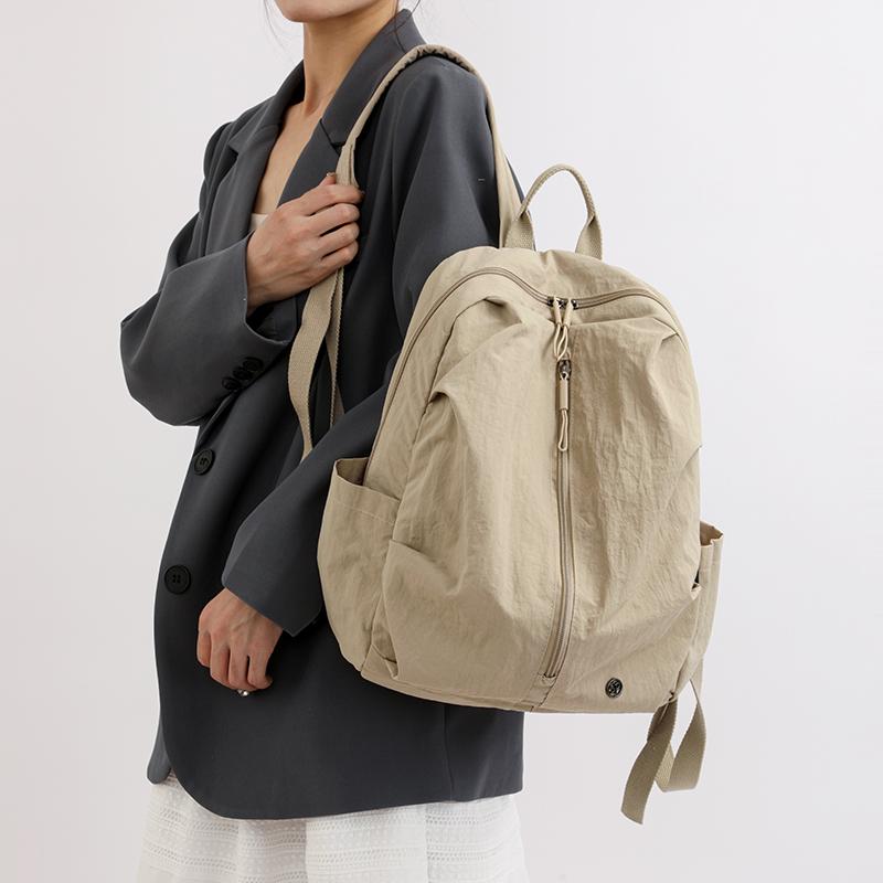 Женский легкий рюкзак большой вместимости из нейлона, дорожная сумка