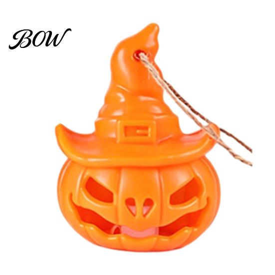 Decorative LED Light for Parties Halloween Witch Hat Pumpkin Lamp, Bat Skull Hollow Night Creative Home Decor Party, Spooky Tabletop Haunted