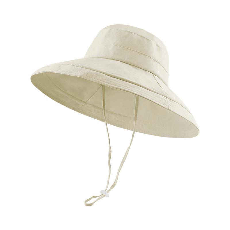 Bucket Hat Women's Summer Trendy Versatile Outdoor Big Brim Sun Hat UV Protection Sun Hat