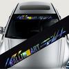 Colorful Reflective Decoration Decals Car Stickers Styling Front Windshield Decal Sticker