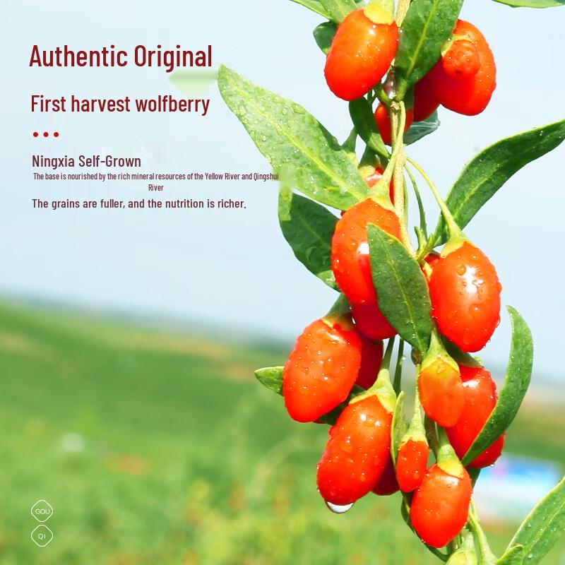 NINGANPU Sulfur-Free Premium First Harvest Ningxia Goji Berries
