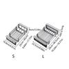Adjustable Dish Organizer Stainless Steel Dish Washing Shelf Functional Dish Drying Rack  Fruits