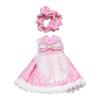 16CM Doll Clothes Suit Lace Princess Dress Headwear Cute Hoodies Skirt Overall Vest Hat OB11 Clothes Outfit 1/8BJD Accessories