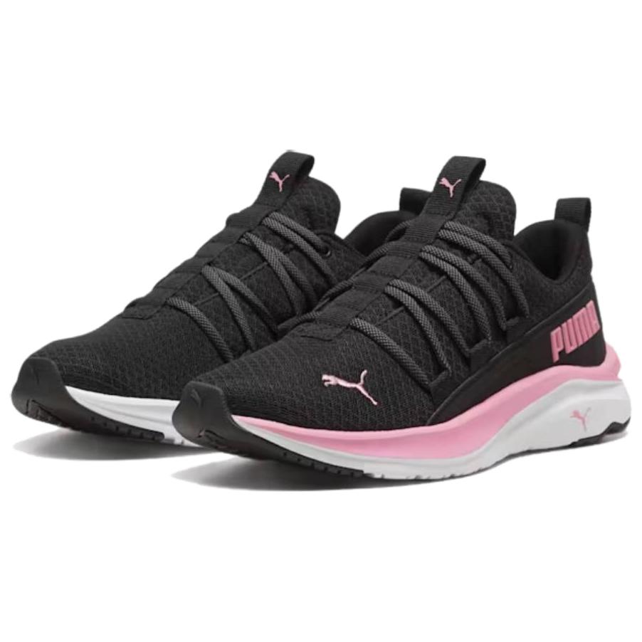 Puma Softride Удобные Универсальные Прочные Повседневные Кроссовки с Низким Верхом Женские кроссовки Черные 377672-14