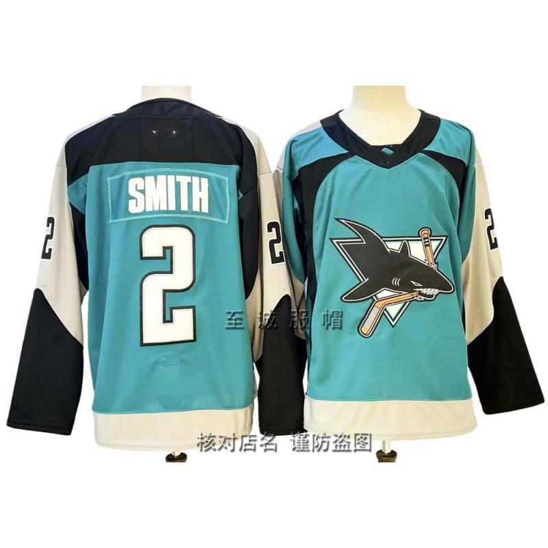 Mens Vintage Ice Hockey Jersey Shark Team 39 Embroidered Cotton Blend Practice Uniform Training Casual Wear