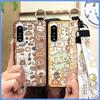 Protective Phone Holder Phone Case For Sony Xperia5 IV Wrist Strap Anti-knock Cartoon Wristband Anti-dust Shockproof