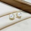 Pearl Earrings Simple Commuter Versatile Stud Earrings Niche Design Light Luxury High Sense Retro Earrings Women