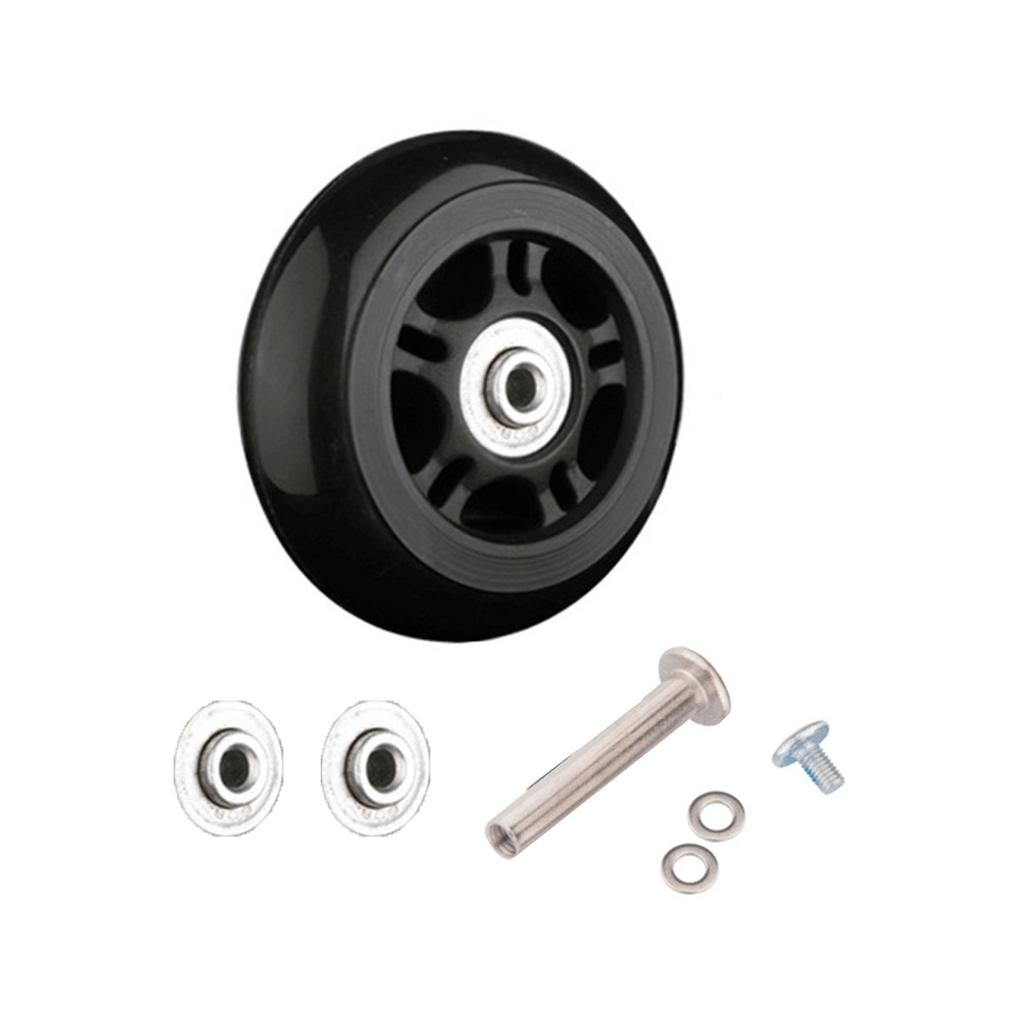 Suitcase Wheels Trolley Case Luggage Wheels Flexible Luggage Suitcase Swivel Wheels Mute Suitcase Replacement Wheels