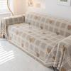 Ткань для чехла для дивана, высокая плотность, приятная для кожи, удобное мягкое многоцелевое одеяло кремового цвета, мягкий цветной тон, дышащая