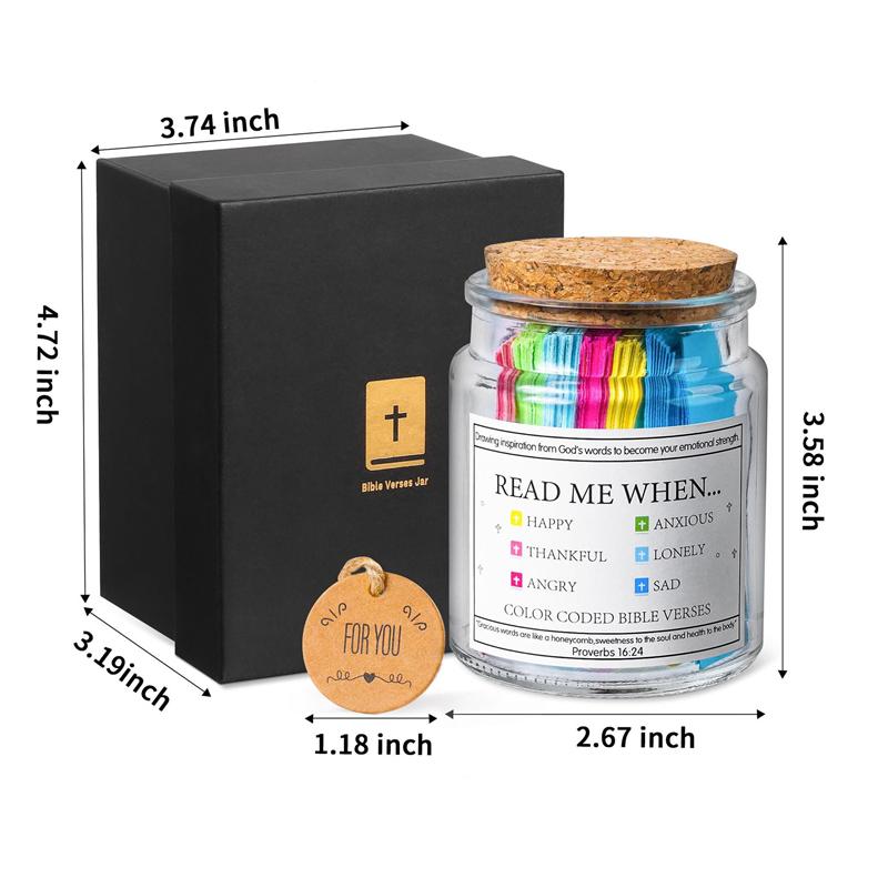 Bible Verses in a Jar Christian Gifts Pious Prayers Latest Product great for daily use perfect for gifting made with care