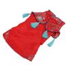 Dog Clothes Chinese Style Cheongsam Satin Pet Dog Tang Suit for Dog Pet Puppy Cat