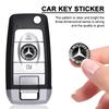 EVW5 2025 Hot Car Key Sticker Auto Control Keychain Emblem Accessories For Mercedes Benz AMG Smart W205 C300 W203 W206 W108 W124 W126