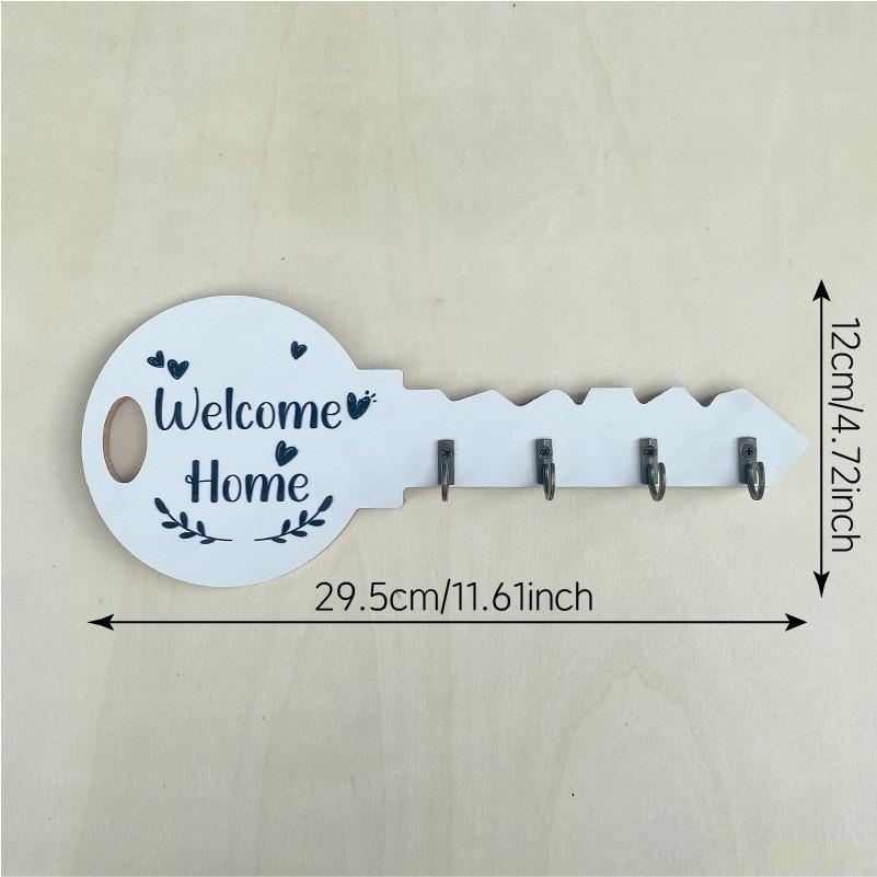 Черная кованая полка-вешалка для хранения ключей, настенная для дома, без сверления, полка для хранения и организации мелочей