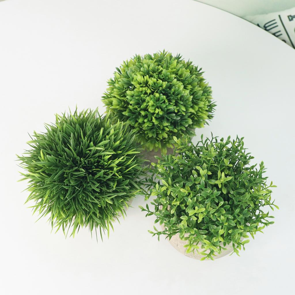 3 упаковки мини-искусственных растений, искусственный горшок с зеленой травой, наборы искусственных растений для моделирования для дома