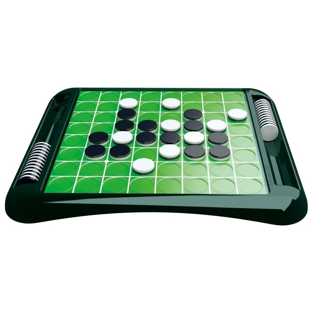 Hanayama Reversi Game with Transparent Frame for Stable Pieces Ages 6 and Up