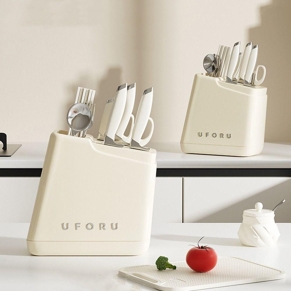 Устойчивая подставка для хранения ножей, нескользящая сушилка для столовых приборов, практичный контейнер для палочек, кухня