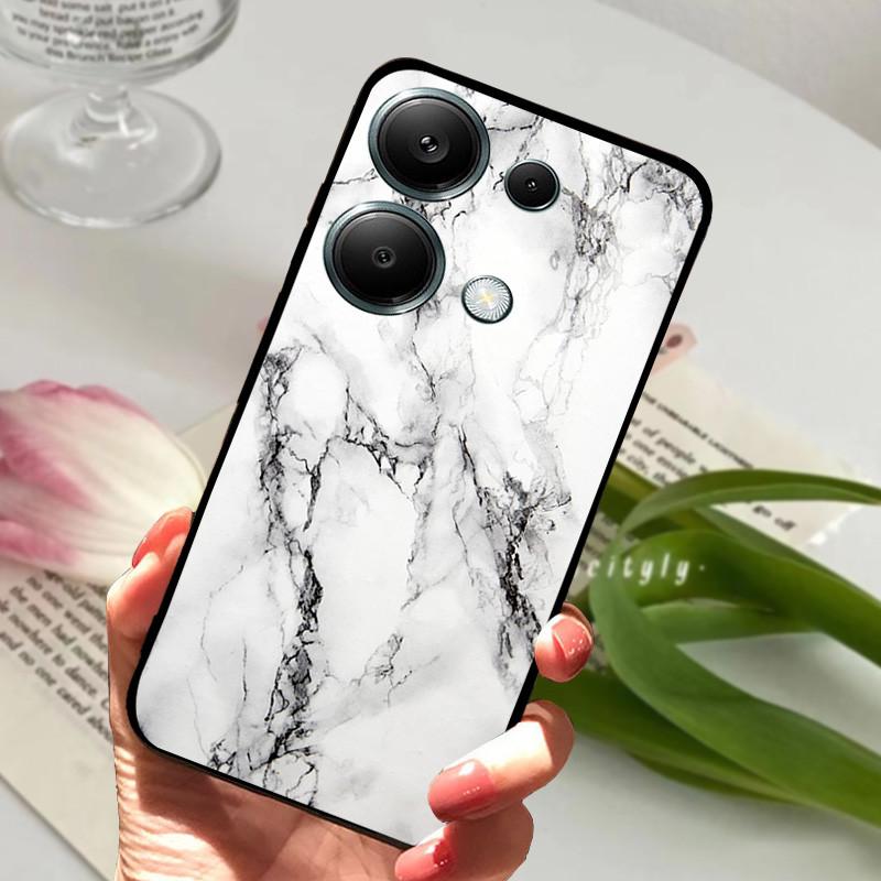 Для Xiaomi Poco M6 Pro 4G Чехол PocoM6 Pro Ударопрочный Мягкий ТПУ Силиконовый Чехол для Телефона Для Poco M6 Pro 4G Funda Capa Мультяшный Корпус