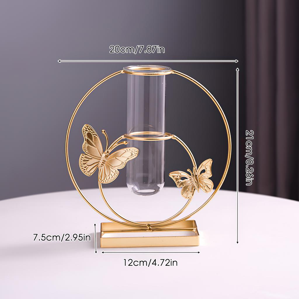 Nordic Hydroponics Vase Table Ornaments Minimalist Design Vase Simulation Flower Holder for Wedding Centerpiece & Home Decor