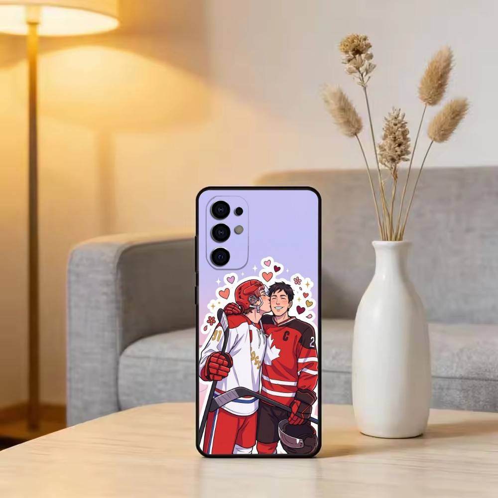 H-Heated R-Rivalry R-Russia C-Canada Phone Case For Samsung S25,S24,S21,S22,S23,S30,Ultra,S20,Plus,Fe,Lite,Note,10,Black Cover