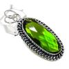 Peridot Gemstone Handmade 925 Sterling Silver Gift Jewelry Pendant 2.36" S7O24