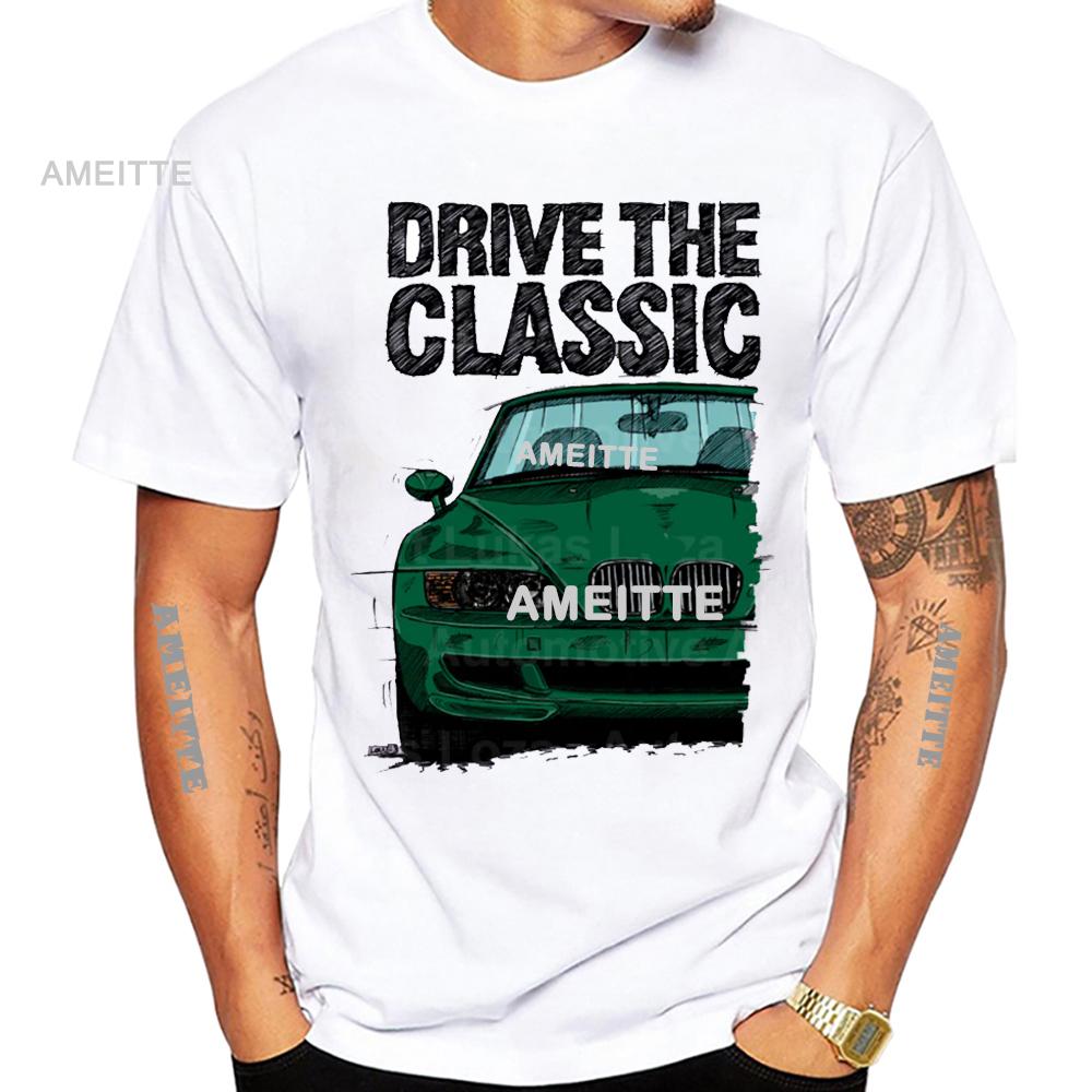 New Summer Unisex Short Sleeve Drive The Classic Z3 M Sports Car Tshirt White T Shirt Cool Casual Boy Tees White Tops