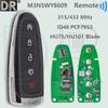 DR M3N5WY8609 ID46 Чип PCF7953 315/433 МГц Автомобильный Пульт Дистанционного Управления Для Ford Focus Edge Escape Flex Taurus Explore Expedition 2011-2018