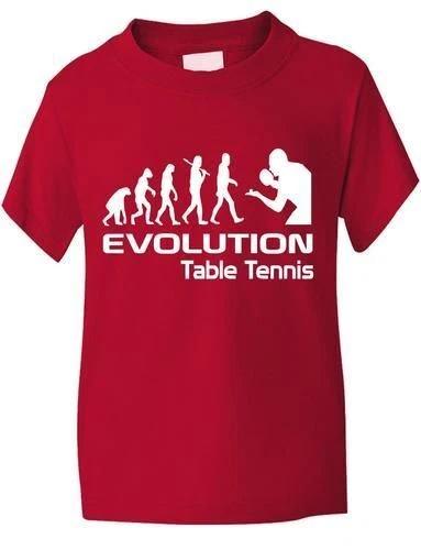 Evolution Of Table Tennis Sport Boys Girls Kids T-Shirt Birthday Gift Age 1-13