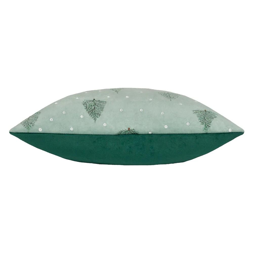 Furn Evergreen Classic Tree Embroidered Cushion Cover