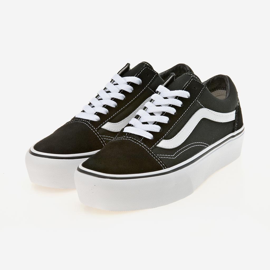 Vans Платформа старой школы - черный/белый, VN0A3B3UY28, 1010055786, популярная корейская обувь
