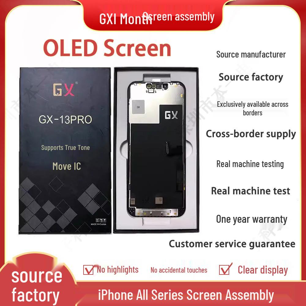Сборка OLED-экрана GX с высокой частотой обновления для Apple X до 16 Pro Max
